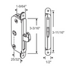 Roto Sliding Patio Door Single-Point Mortise Latch