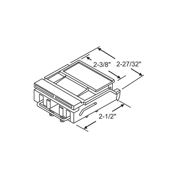 Peachtree Ariel Casement Sash Latch Kit