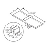 Vinyl Building Products Tilt Latch Thumb Button Actuator