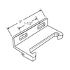 Yale-Ogron Sliding Patio Door Latch Keeper