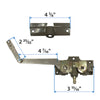 Andersen (Right Hand) Split Arm Operator (1982-1995) - Corrosion Resistant | WindowParts.com.