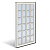 Andersen Stationary Panel White Exterior with Pine Interior Low-E Finelight Glass Size 40611 | WindowParts.com.