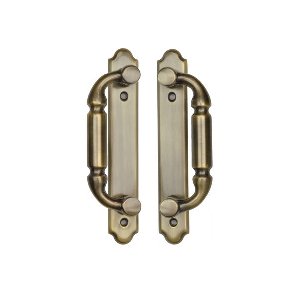 Andersen Covington 4-Panel Gliding Door Exterior Hardware Set in Antique Brass (Half-Kit)