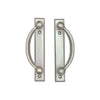 Andersen Yuma 4-Panel Gliding Door Exterior Hardware Set in Distressed Nickel (Half-Kit)