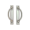 Andersen Yuma 4-Panel Gliding Door Exterior Hardware Set in Distressed Nickel (Half-Kit)