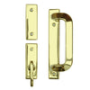 Andersen Anvers 2-Panel Gliding Door Interior Hardware Set in Bright Brass (Half-Kit)