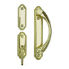 Andersen Whitmore 2-Panel Gliding Door Interior Hardware Set in Bright Brass (Half-Kit)