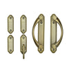 Andersen Whitmore 4-Panel Gliding Door Interior Hardware Set in Antique Brass (Half-Kit)