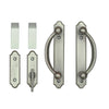 Andersen Encino 4-Panel Gliding Door Interior Hardware Set in Distressed Nickel (Half-Kit)