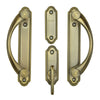 Andersen Whitmore 2-Panel Gliding Door Hardware Set in Antique Brass