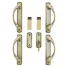 Andersen Newbury 4-Panel Gliding Door Hardware Set in Antique Brass