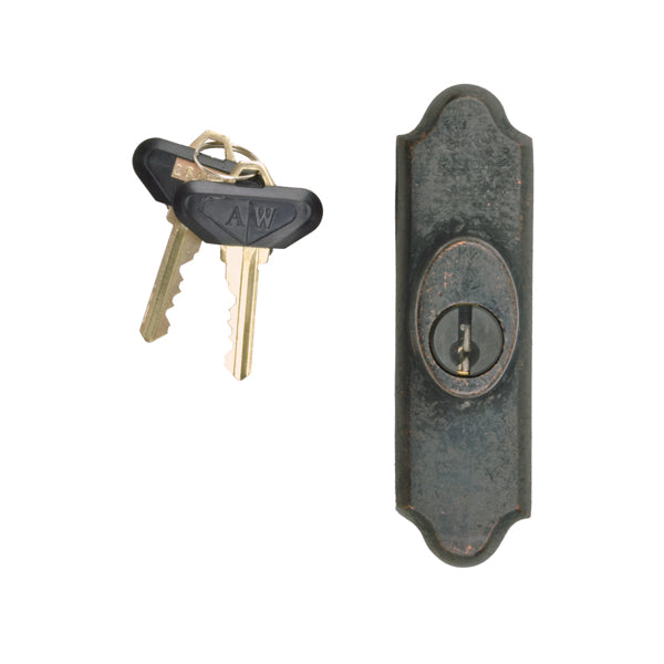 Andersen Encino Style - Exterior Keyed Lock with Keys (Left Hand) - Keyed Alike