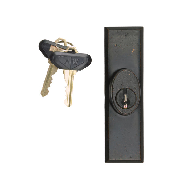 Andersen Yuma Style - Exterior Keyed Lock with Keys (Right Hand) - Keyed Alike
