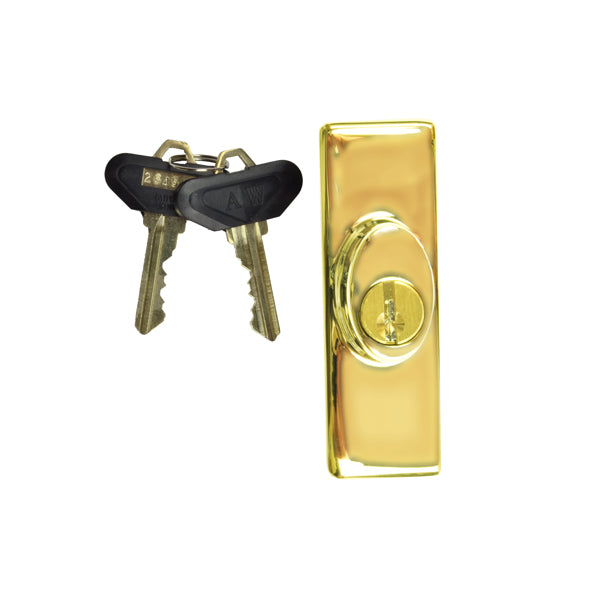 Andersen Anvers Style - Exterior Keyed Lock with Keys (Left Hand) - Keyed Alike