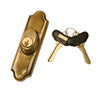 Andersen Covington Style - Exterior Keyed Lock with Keys (Left Hand) - Keyed Alike