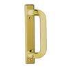 Andersen Anvers 2-Panel Gliding Door Exterior Hardware Set in Bright Brass (Half-Kit)