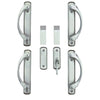 Andersen Newbury 4-Panel Gliding Door Hardware Set in Satin Nickel