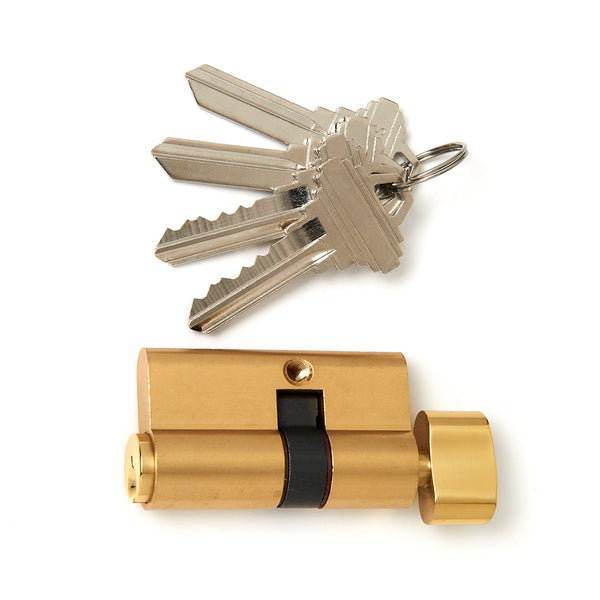 Andersen Storm Door Key Cylinder Lock in Nickel Finish (Schlage Brand) | WindowParts.com.