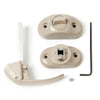 Andersen Interior Push Latch and Deadbolt for 1/2 and 3/4 Light Doors