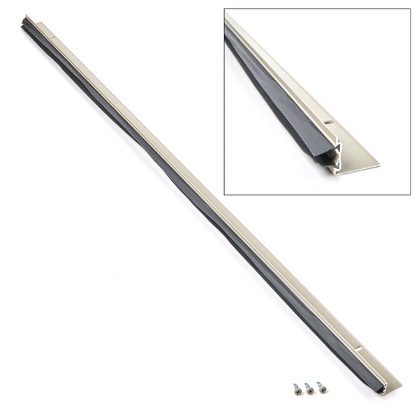 Andersen Storm Door Bottom Sweep Weatherstrip – 43\" Length, Dual Fin Design, Easy Cut-to-Fit