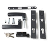 Andersen Storm Door Hardware Set - Modern Style - 1 1/2" Thick Aluminum Storm Doors Using 45 Minute Easy Install or Rapid Install 1 Systems