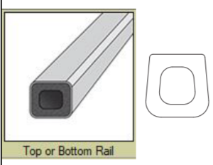 Andersen Top and Bottom Rail Foam Weatherstrip in Black | WindowParts.com.
