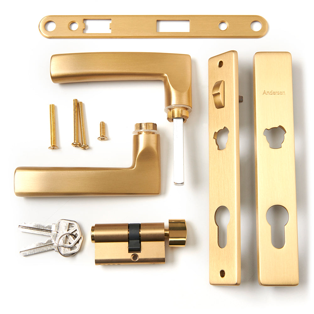Andersen Storm Door Hardware Set - Modern Style - 1 1/2