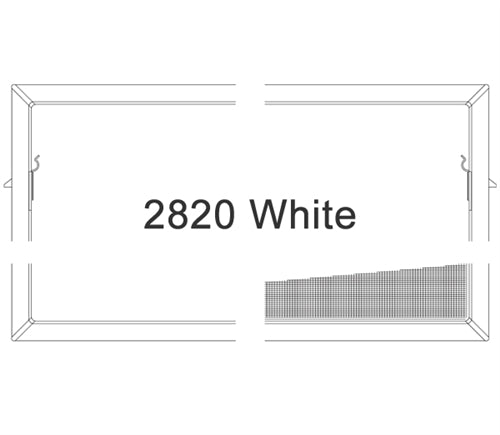 Fibrex Insect Screen - Size 2820 White | WindowParts.com.