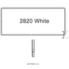 Sash Weatherstrip Size 2820 White | WindowParts.com.