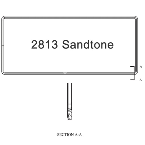 Sash Weatherstrip Size 2813 Sandtone | WindowParts.com.
