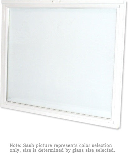 Andersen 244DH2030 200 Series Double Hung Upper Sash with White Exterior and Natural Pine Interior with Low-E High Performance Glass | WindowParts.com.