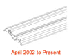 Andersen 44DH46 (Left) Side Jamb Liner in White | WindowParts.com.