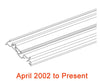 Andersen 44DH46 (Right) Side Jamb Liner in White | WindowParts.com.