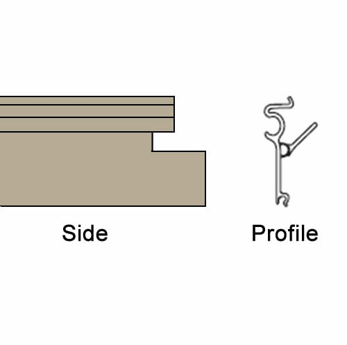 Andersen 44DH56 Upper Left Side Jamb Sandtone | WindowParts.com.