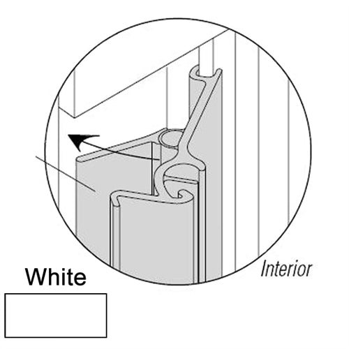 Andersen 44DH56 Lower Side Jamb in White | WindowParts.com.