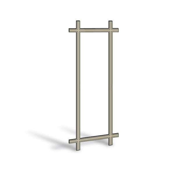 Andersen 4068 Frenchwood Gliding Door Prairie Grille 7/8" Sandtone Exterior with Maple Interior | WindowParts.com.