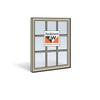 Andersen 2462 Upper Sash with Sandtone Exterior and Sandtone Interior with Dual-Pane Finelight Glass | WindowParts.com.
