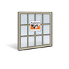 Andersen 3032 Upper Sash with Sandtone Exterior and Sandtone Interior with Dual-Pane Finelight Glass | WindowParts.com.