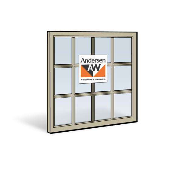 Andersen 3462 Upper Sash with Sandtone Exterior and Sandtone Interior with Dual-Pane Finelight Glass | WindowParts.com.