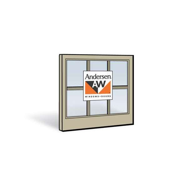 Andersen 20310 Lower Sash with Sandtone Exterior and Sandtone Interior with Dual-Pane Finelight Glass | WindowParts.com.
