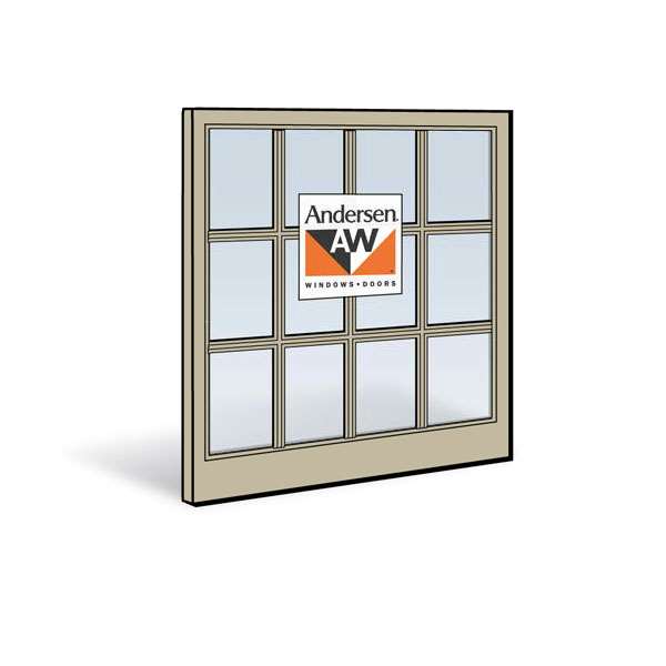 Andersen 3032 Lower Sash with Sandtone Exterior and Sandtone Interior with Dual-Pane Finelight Glass | WindowParts.com.