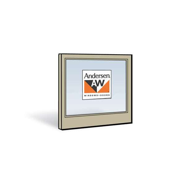 Andersen 2042 Lower Sash with Sandtone Exterior and Natural Pine Interior with Low-E4 Glass | WindowParts.com.