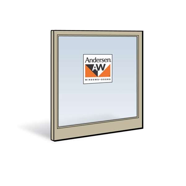 Andersen 3456C Lower Sash with Sandtone Exterior and Natural Pine Interior with Low-E4 Glass | WindowParts.com.