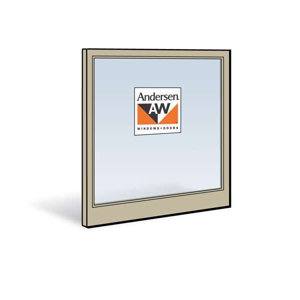 Andersen 3462 Lower Sash with Sandtone Exterior and Natural Pine Interior with Low-E4 Glass | WindowParts.com.