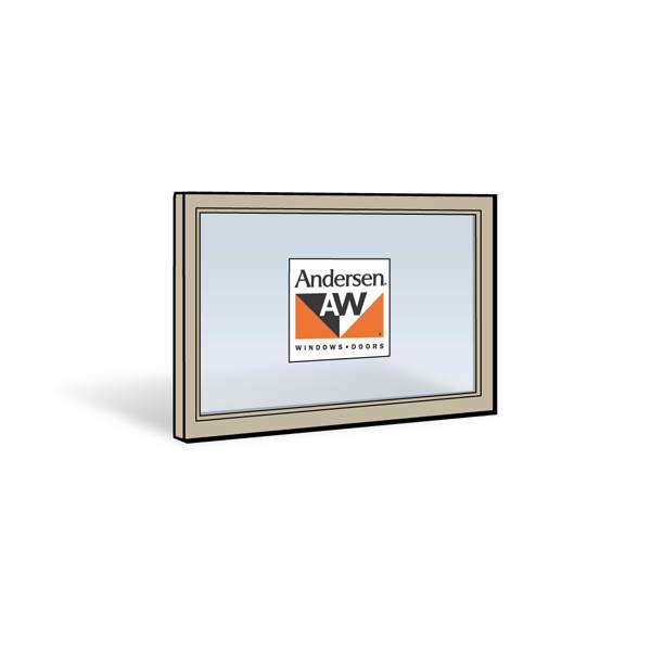 Andersen 3446 Upper Sash with Sandtone Exterior and Natural Pine Interior with Low-E4 Tempered Glass | WindowParts.com.