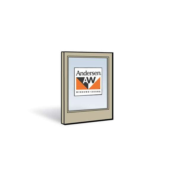 Andersen 18210 Lower Sash with Sandtone Exterior and Natural Pine Interior with Low-E4 Sun Glass | WindowParts.com.