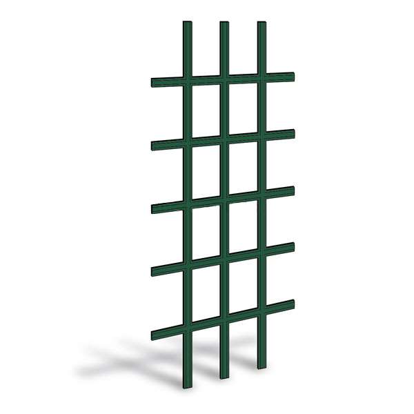 Andersen 4068 Frenchwood Gliding Door Colonial Grille 7/8" Forest Green Exterior with Oak Interior | WindowParts.com.