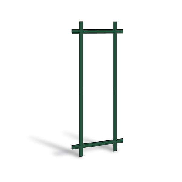 Andersen 3080 Frenchwood Gliding Door Prairie Grille 7/8" Forest Green Exterior with Maple Interior | WindowParts.com.