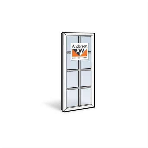 Andersen CR4 Casement Sash with Low-E4 Glass and Grilles in White Color | WindowParts.com.