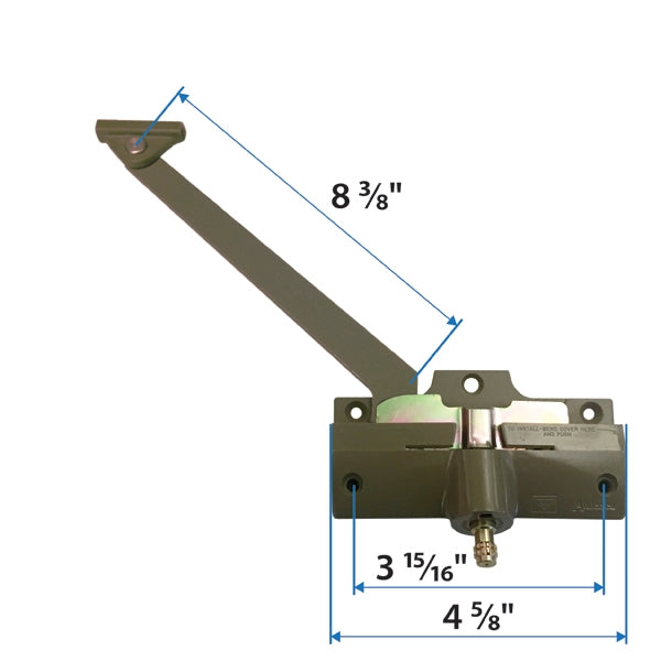 Andersen Straight Arm Operator (Left Hand) with 8-3/8" Arm Length (1974-1995) | WindowParts.com.
